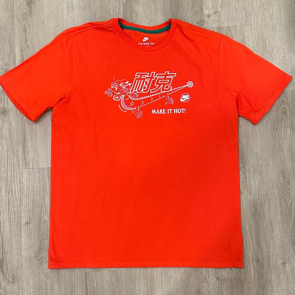 Nike Red 'Make It Hot' Men's Tee